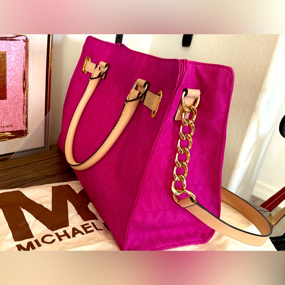 NWOT Michael Kors Tote Handbag pinkπ - Picture 3 of 5